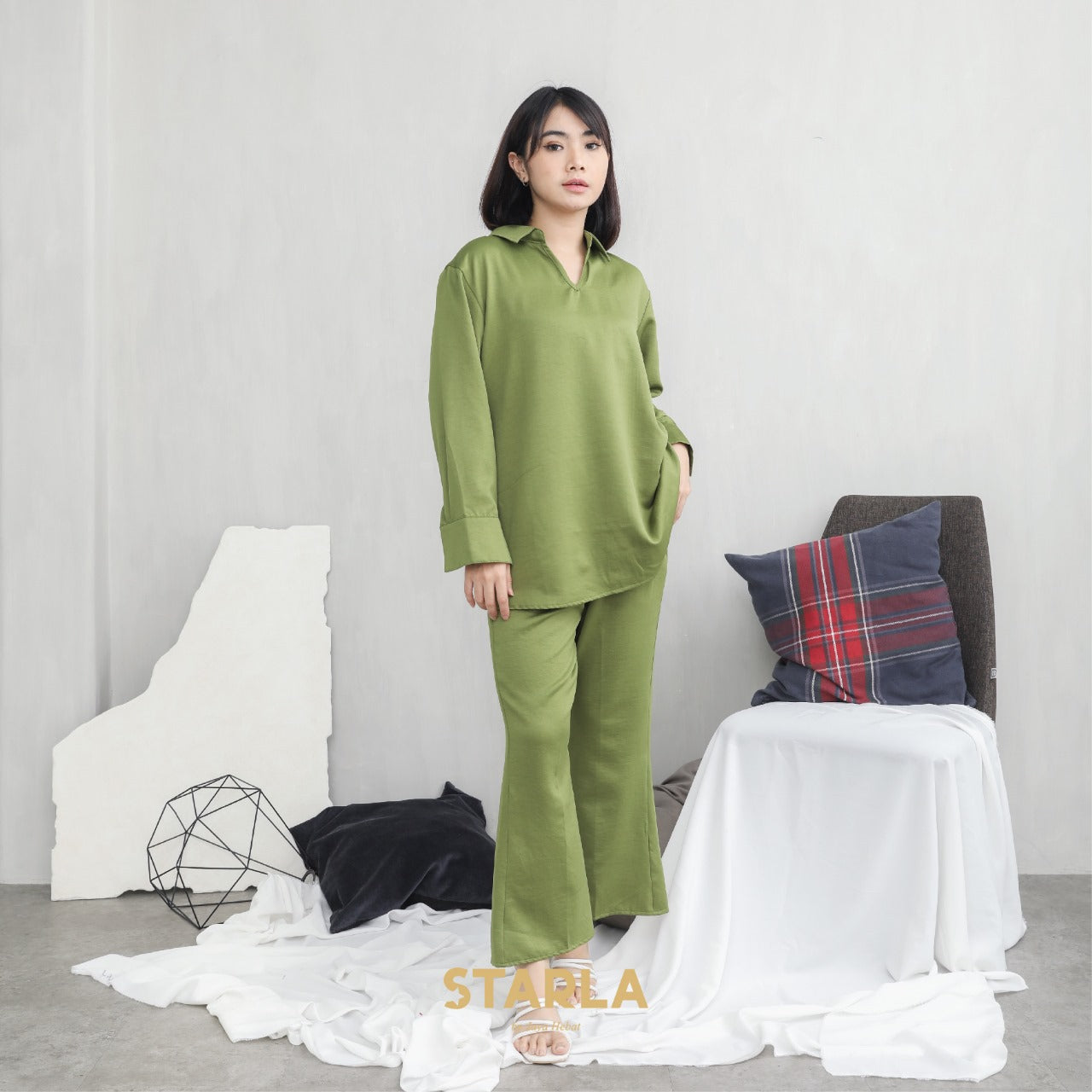 Kanaya One Set Piyama Baju Tidur Wanita Dewasa