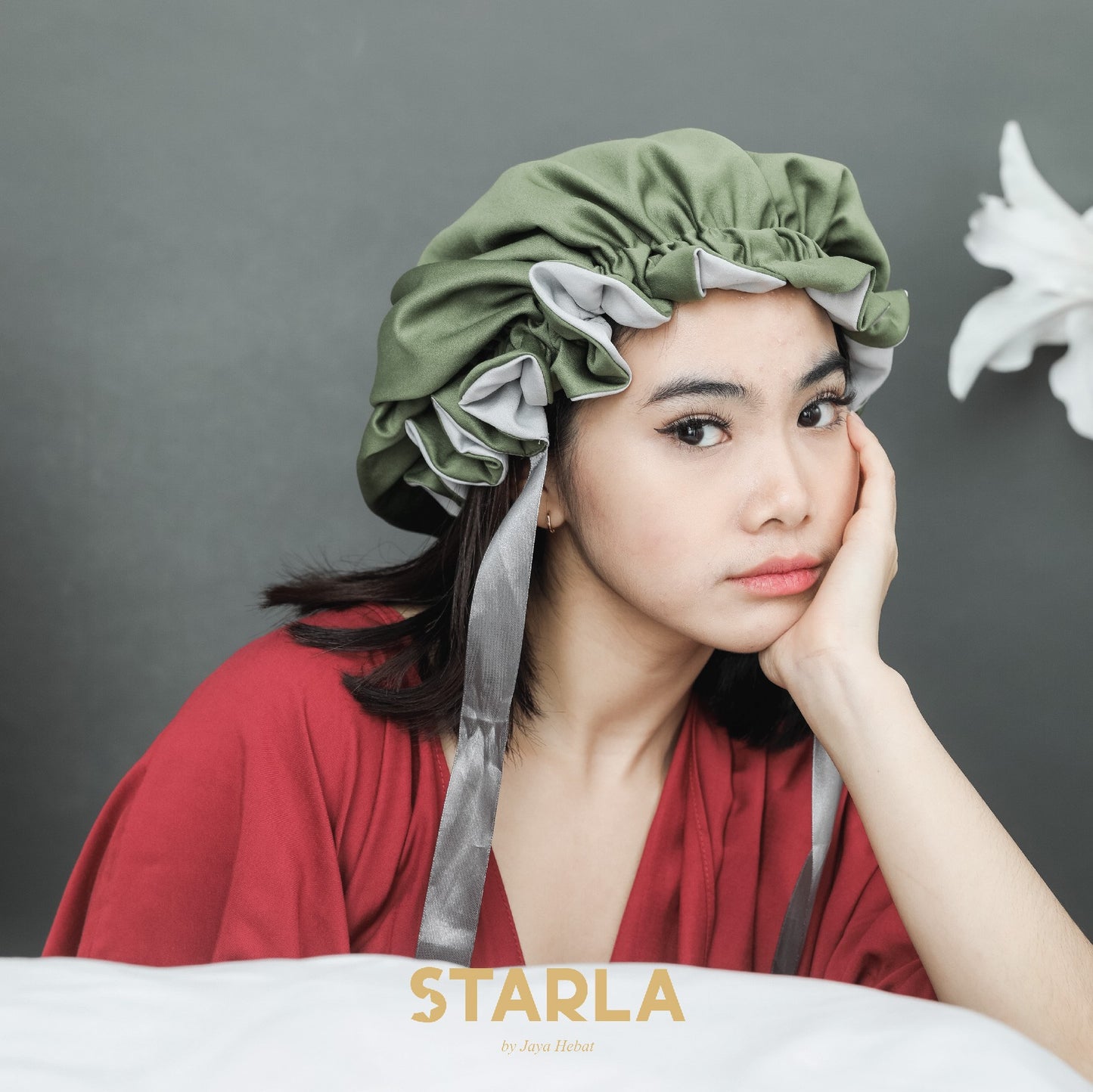 Hairnet Penutup Kepala Haircap Topi Chef Kain Jionni