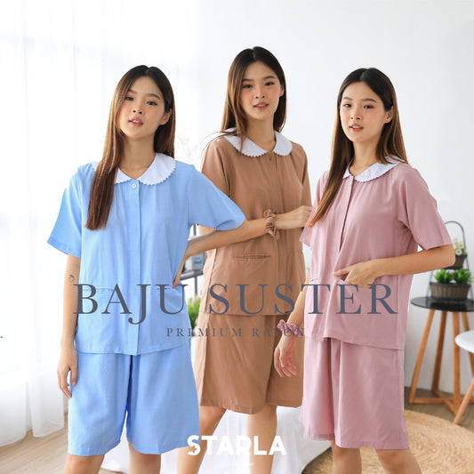 Stella Baju Seragam Suster Babysitter Nanny