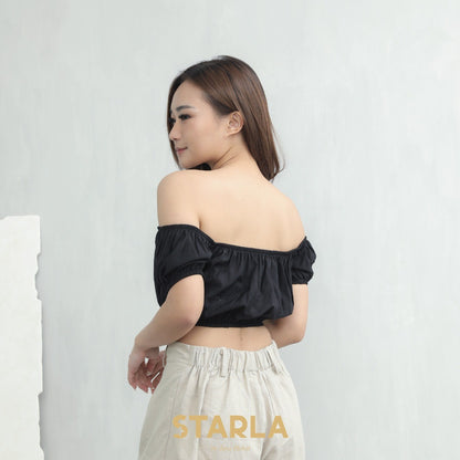 Ghania Korean Tanktop Crop Wanita