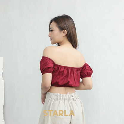 Ghania Korean Tanktop Crop Wanita